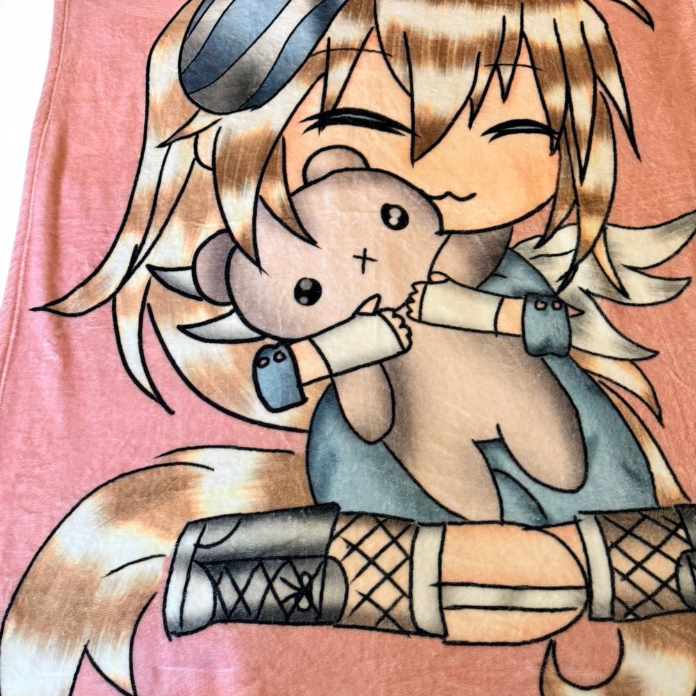 Anime Style Plush Throw Blanket